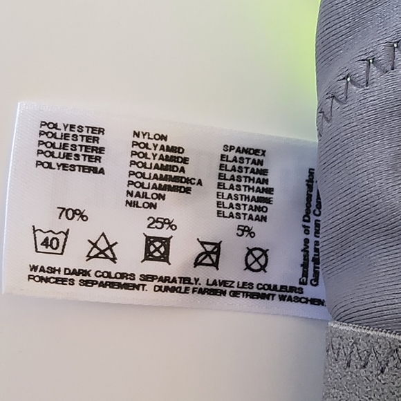 Glamorise Full Figure High Impact Sports Bra Size 34DD Grey New - Picture 9 of 9